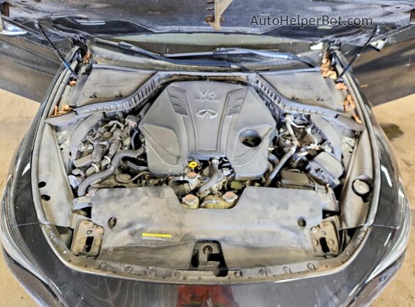 JN1FV7EL7KM440545 2019 INFINITI Q60 Черный Вид задней части салона