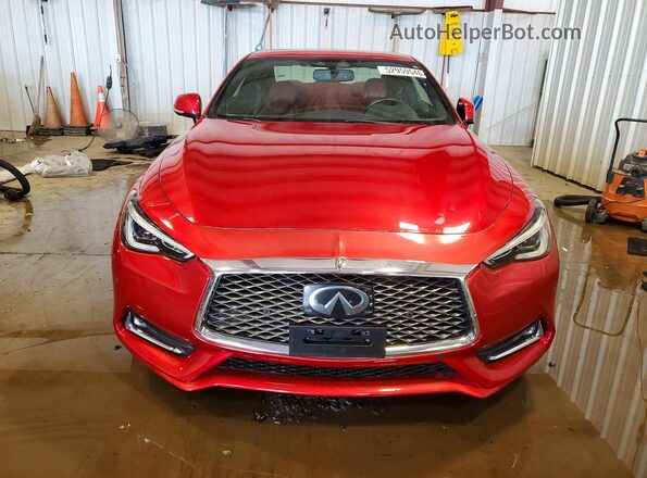 JN1FV7EL9JM630569 2018 INFINITI Q60 Красный Вид спереди