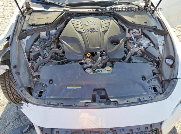 JN1FV7LK7MM530033 2021 INFINITI Q60 White Rear interior view
