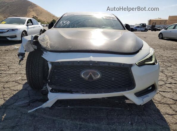 JN1FV7LK7MM530033 2021 INFINITI Q60 White Front view