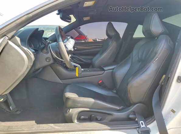 JN1FV7LK7MM530033 2021 INFINITI Q60 White Front interior view