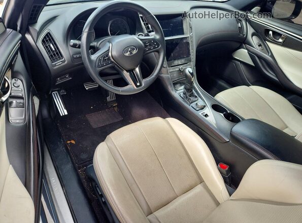 JN1FV7LL4NM680076 2022 INFINITI Q60 Gray Вид панелі приладів