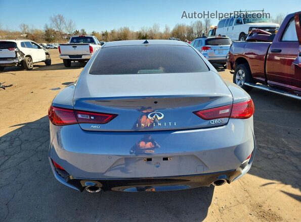 JN1FV7LLXNM680115 2022 INFINITI Q60 Turquoise Вид ззаду