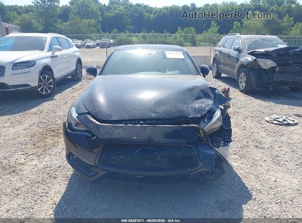 JN1FV7LLXNM680163 2022 INFINITI Q60 Черный Вид задней части салона