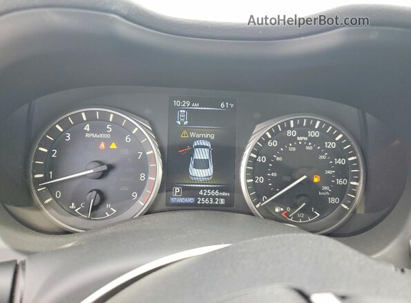 JN1FV7LLXNM680907 2022 INFINITI Q60 Gray Widok zestawu wskaźników