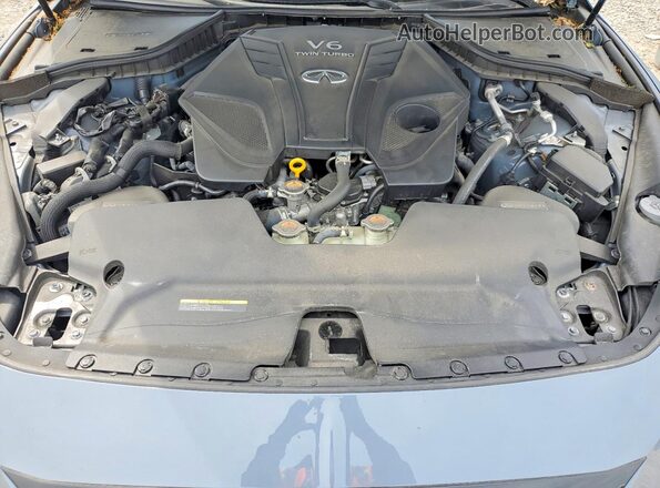 JN1FV7LLXNM680907 2022 INFINITI Q60 Gray Widok wnętrza z tyłu