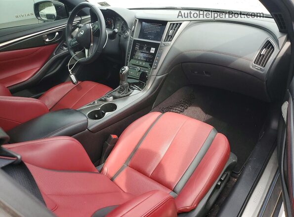 JN1FV7LLXNM680907 2022 INFINITI Q60 Gray Widok deski rozdzielczej