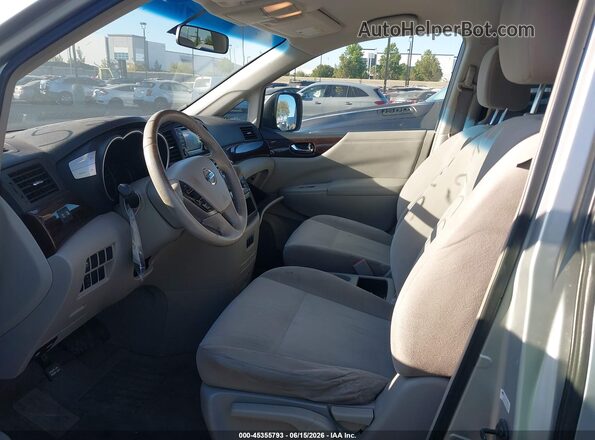 JN8AE2KP0G9155167 2016 NISSAN QUEST Silver Front interior view