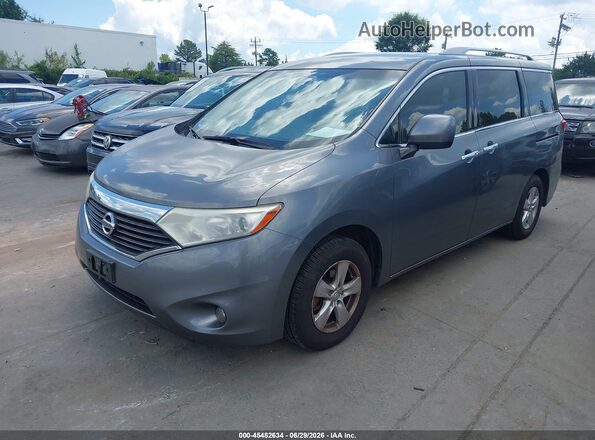 JN8AE2KP0G9155783 2016 NISSAN QUEST Gray Առջևի ձախ երեք քառորդ տեսարան
