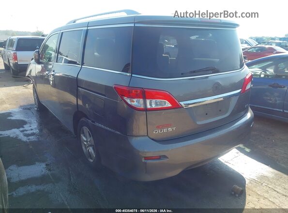 JN8AE2KP0G9156173 2016 NISSAN QUEST Gray Trasero izquierdo