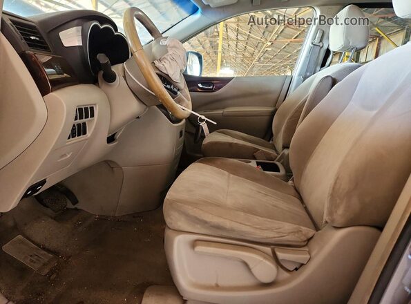 JN8AE2KP0H9169894 2017 NISSAN QUEST Gray Front interior view