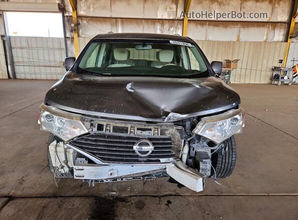 JN8AE2KP0H9169894 2017 NISSAN QUEST Gray Front view
