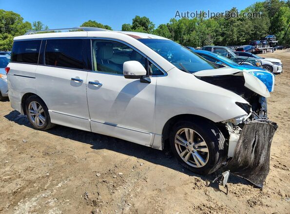 JN8AE2KP7G9153397 2016 NISSAN QUEST Белый Передняя правая четверть