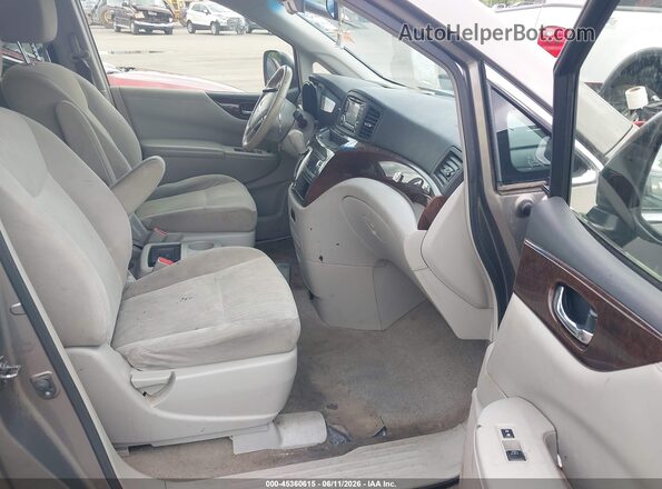 JN8AE2KP7G9153805 2016 NISSAN QUEST Brown Սալոնի դիմացի տեսք