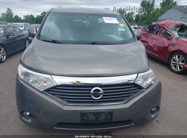 JN8AE2KP7G9153805 2016 NISSAN QUEST Brown Սալոնի հետևի տեսք