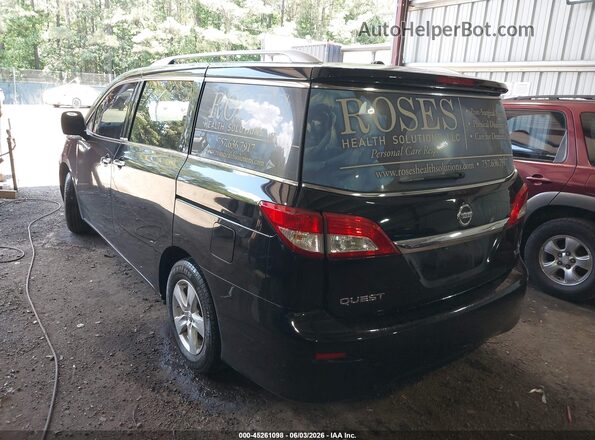 JN8AE2KP8G9151853 2016 NISSAN QUEST Black უკანა მარცხენა