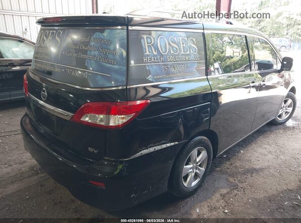 JN8AE2KP8G9151853 2016 NISSAN QUEST Black წინა ხედი