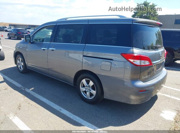 JN8AE2KP8G9152601 2016 NISSAN QUEST Gray Trasero izquierdo