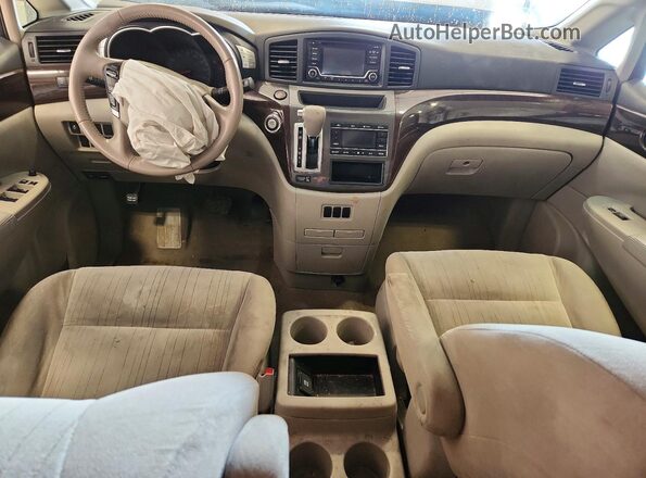 JN8AE2KP8H9166600 2017 NISSAN QUEST Silver Вид панелі приладів