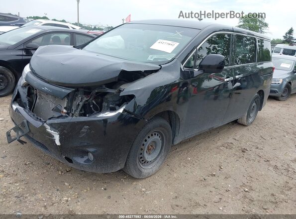 JN8AE2KP9G9150078 2016 NISSAN QUEST Black Առջևի ձախ երեք քառորդ տեսարան