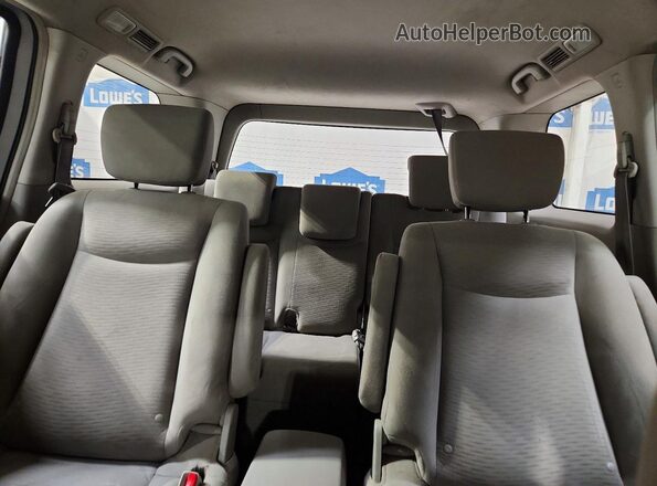 JN8AE2KPXG9157153 2016 NISSAN QUEST Silver უკანა სავარძლების ხედი