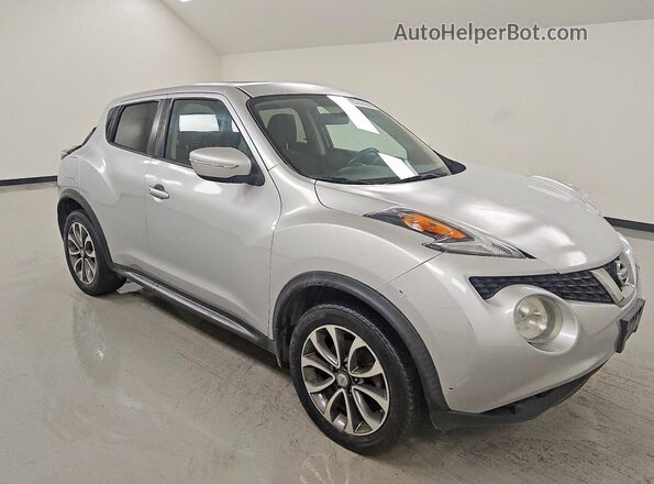 JN8AF5MR1HT701914 2017 NISSAN JUKE Серебряный Передняя правая четверть