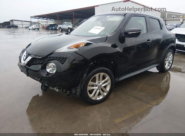 JN8AF5MR6GT602455 2016 NISSAN JUKE Black წინა მარცხენა ხედი სამი მეოთხედიდან