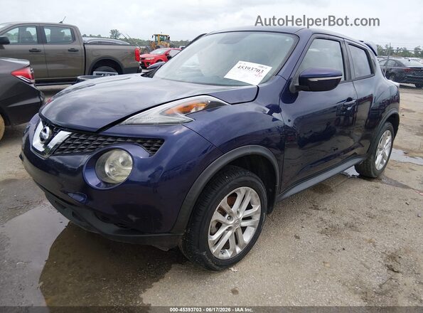 JN8AF5MR9GT601025 2016 NISSAN JUKE Blue წინა მარცხენა ხედი სამი მეოთხედიდან