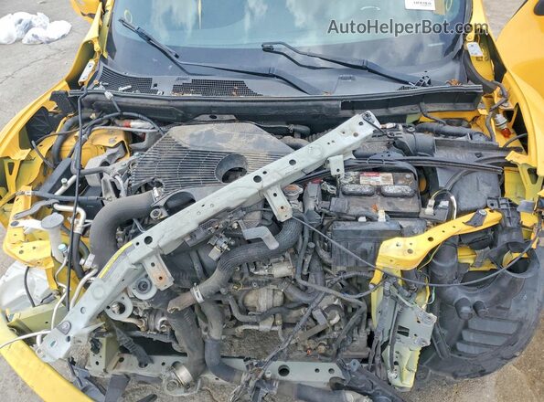 JN8AF5MRXGT603785 2016 NISSAN JUKE Yellow Widok komory silnika