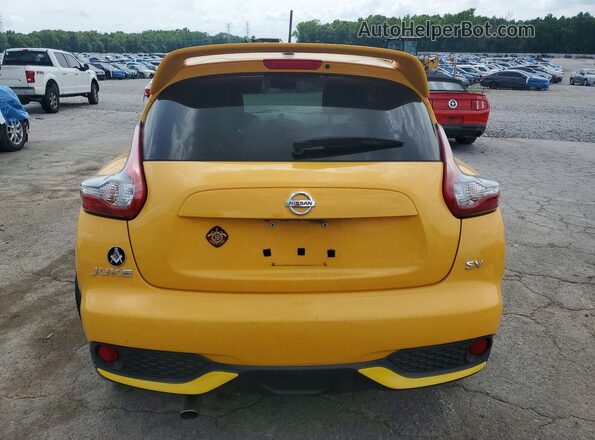 JN8AF5MRXGT603785 2016 NISSAN JUKE Yellow Widok z tyłu