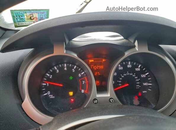 JN8AF5MV0GT653897 2016 NISSAN JUKE Gray Vista del cuadro de instrumentos