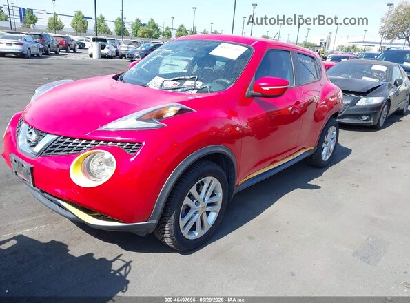 JN8AF5MV0GT655200 2016 NISSAN JUKE Red Przód lewy