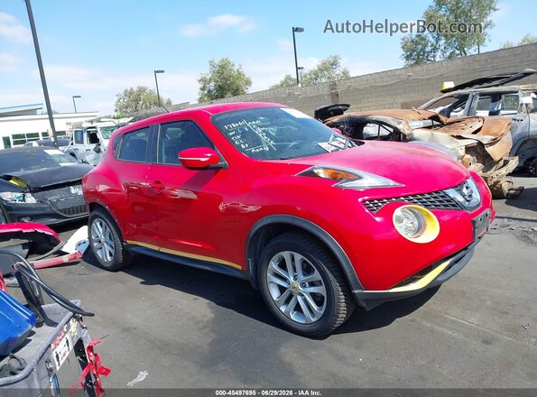JN8AF5MV0GT655200 2016 NISSAN JUKE Red Widok wnętrza 360 stopni