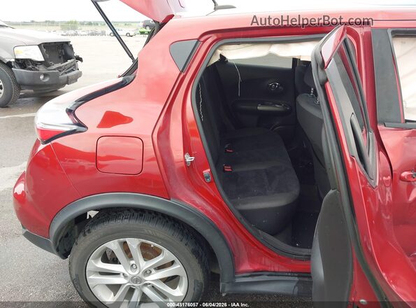 JN8AF5MV2GT654887 2016 NISSAN JUKE Red VIN կոդի պիտակի տեսք