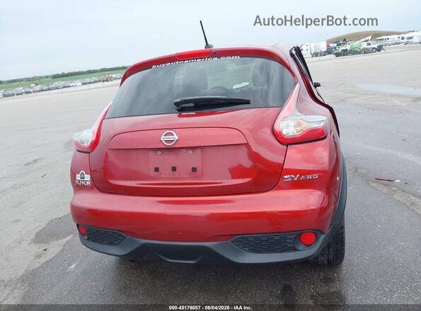JN8AF5MV2GT654887 2016 NISSAN JUKE Red 