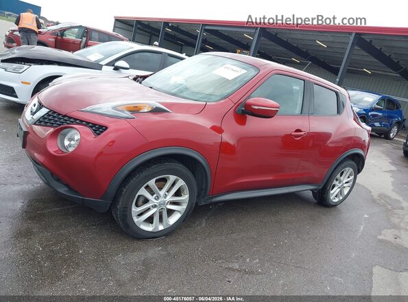 JN8AF5MV2GT654887 2016 NISSAN JUKE Red Սալոնի 360 աստիճան տեսք