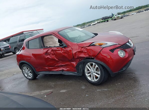 JN8AF5MV2GT654887 2016 NISSAN JUKE Red Սալոնի հետևի տեսք