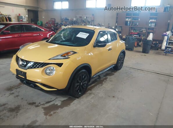 JN8AF5MV3GT656938 2016 NISSAN JUKE Yellow Առջևի ձախ երեք քառորդ տեսարան