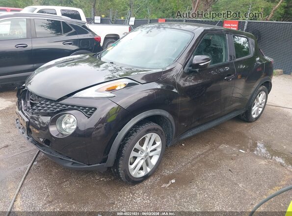 JN8AF5MV4GT654504 2016 NISSAN JUKE Black Առջևի ձախ երեք քառորդ տեսարան