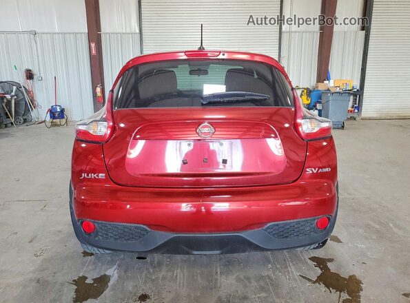 JN8AF5MV4GT657886 2016 NISSAN JUKE Red Հետևի տեսք