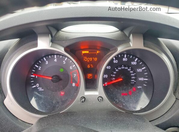 JN8AF5MV5GT654625 2016 NISSAN JUKE Gray Vista del cuadro de instrumentos
