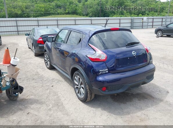 JN8AF5MV6HT754170 2017 NISSAN JUKE Dark Blue Задняя левая четверть