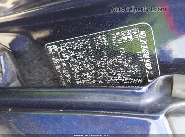 JN8AF5MV6HT754170 2017 NISSAN JUKE Dark Blue Вид подкапотного пространства