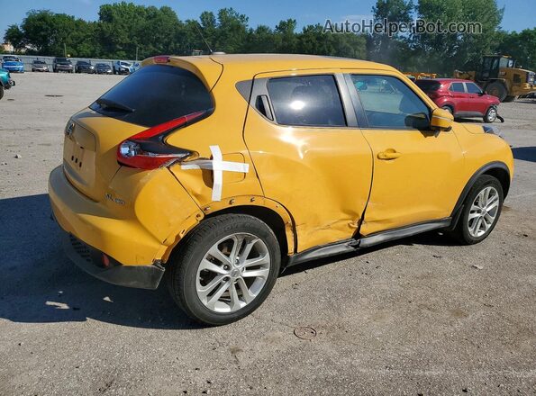 JN8AF5MV9GT650352 2016 NISSAN JUKE Yellow Задня права чверть