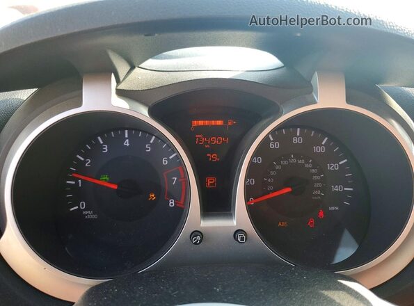 JN8AF5MV9GT650352 2016 NISSAN JUKE Yellow Вид щитка приладів