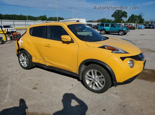JN8AF5MV9GT650352 2016 NISSAN JUKE Yellow Передня права чверть