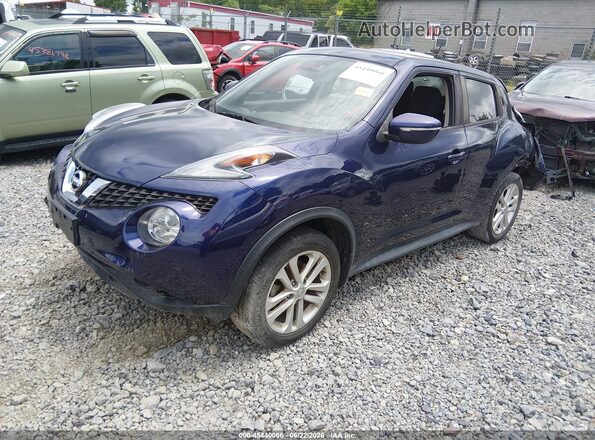 JN8AF5MV9GT652635 2016 NISSAN JUKE Blue Vista tres cuartos delantera izquierda