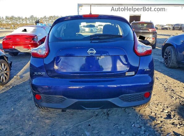 JN8AF5MVXGT651414 2016 NISSAN JUKE Blue Rear view