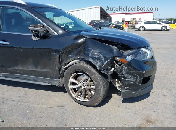 JN8AT2MT0HW153101 2017 NISSAN ROGUE Черный Вид щитка приборов