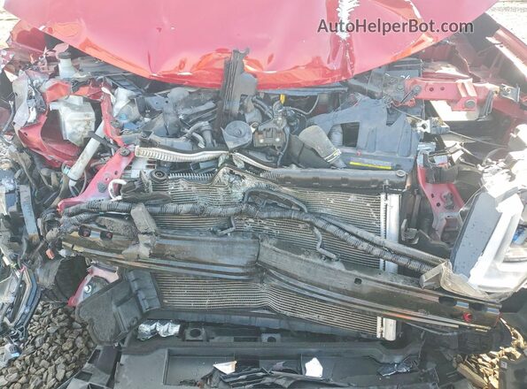 JN8AT2MT0HW394513 2017 NISSAN ROGUE Red Вид підкапотного простору